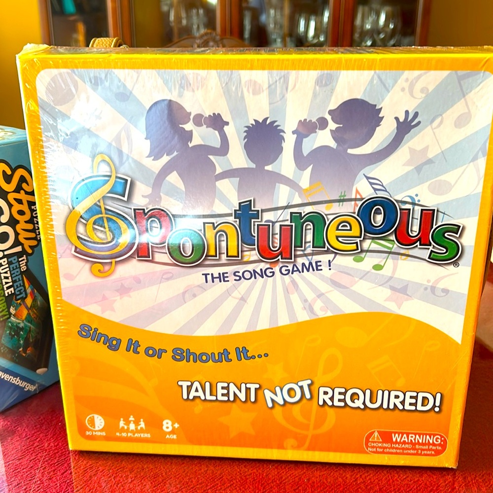 NWT Spontuneous The Song Game!